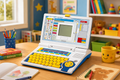 Urban Tots Kids Educational English Learning Laptop Toy with Keyboard & Mouse | Teaches Alphabets, Words, Numbers, Music & Games | Interactive Computer Learning Toy for Boys & Girls Age 3+